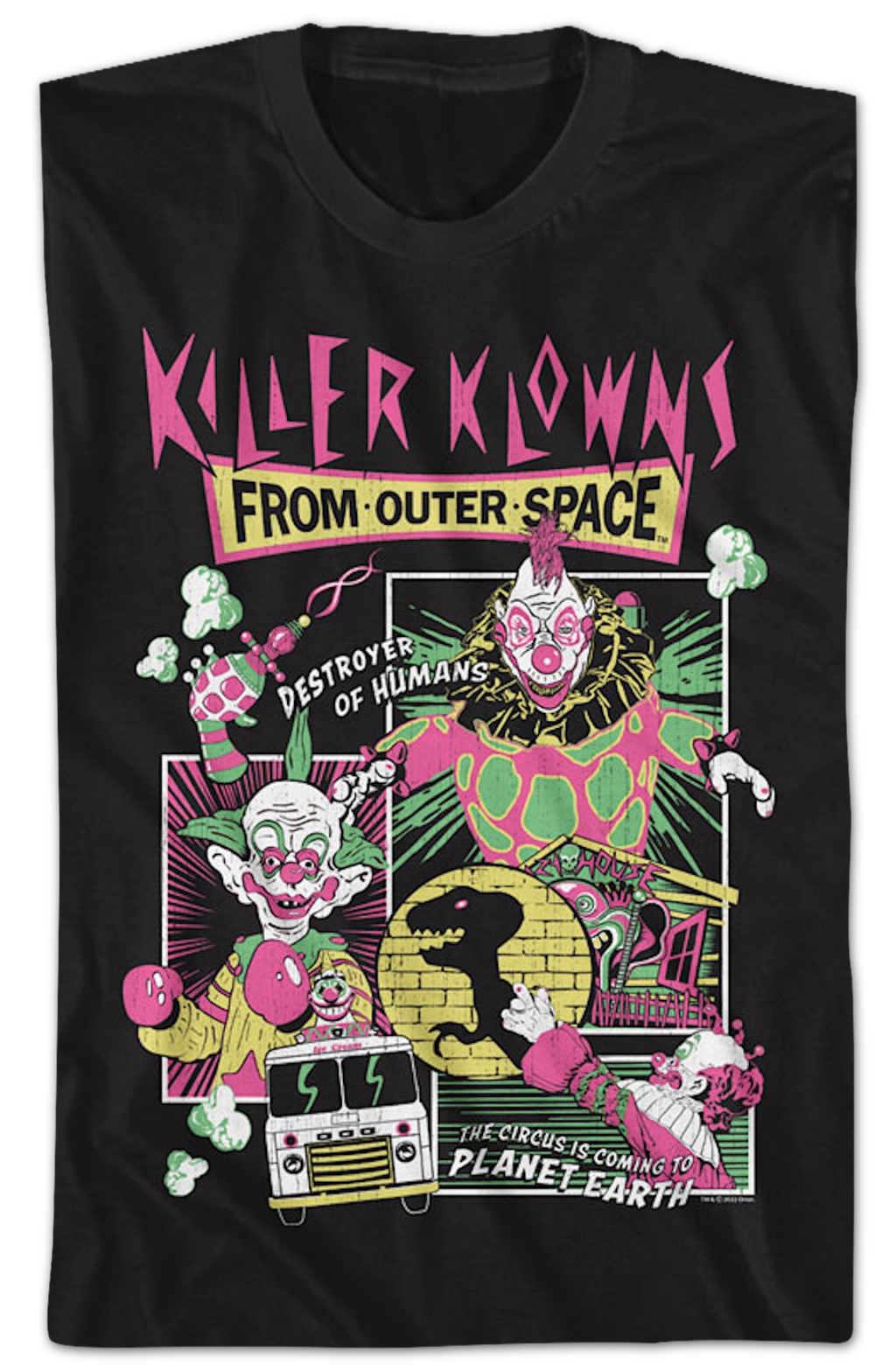 Panel Collage Killer Klowns From Outer Space T-Shirt Hoodie, Sweatshirt | CiraTrend.com (Image 2)