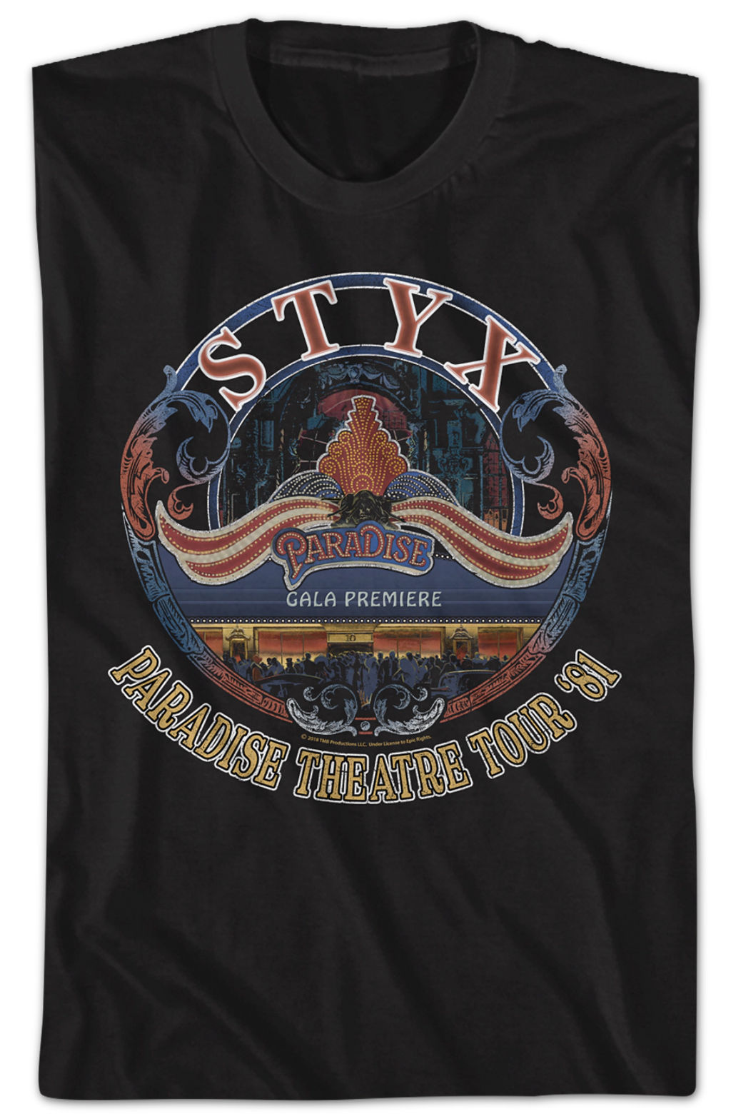 Paradise Theatre Tour Styx T-Shirt Hoodie, Sweatshirt | CiraTrend.com (Image 2)