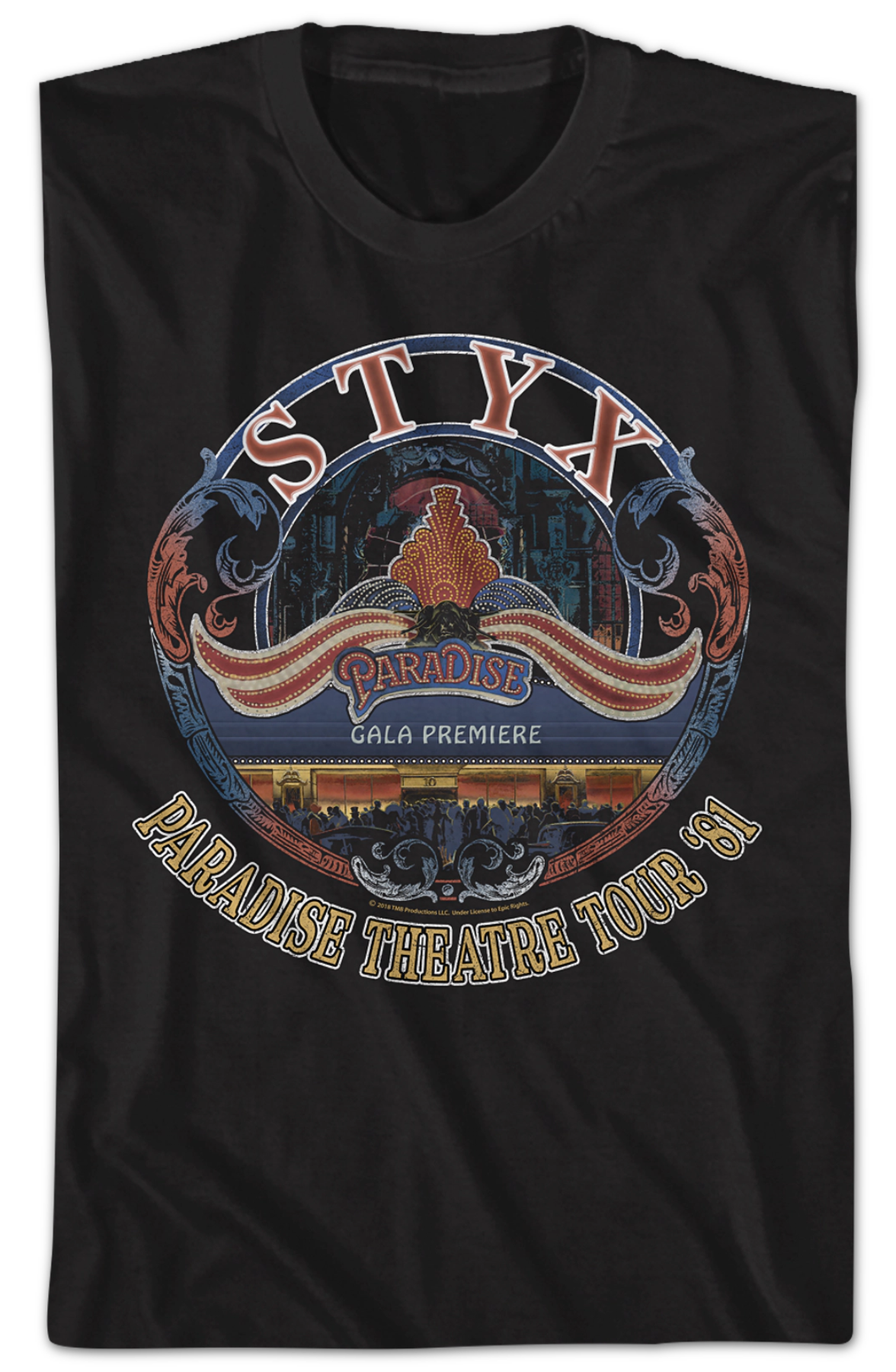 Paradise Theatre Tour Styx T-Shirt Hoodie, Sweatshirt | CiraTrend.com (Image 2)