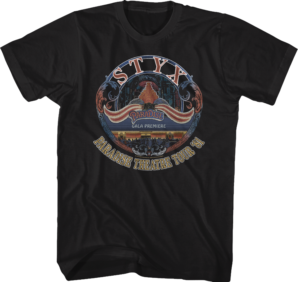Paradise Theatre Tour Styx T-Shirt Hoodie, Sweatshirt | CiraTrend.com (Image 1)