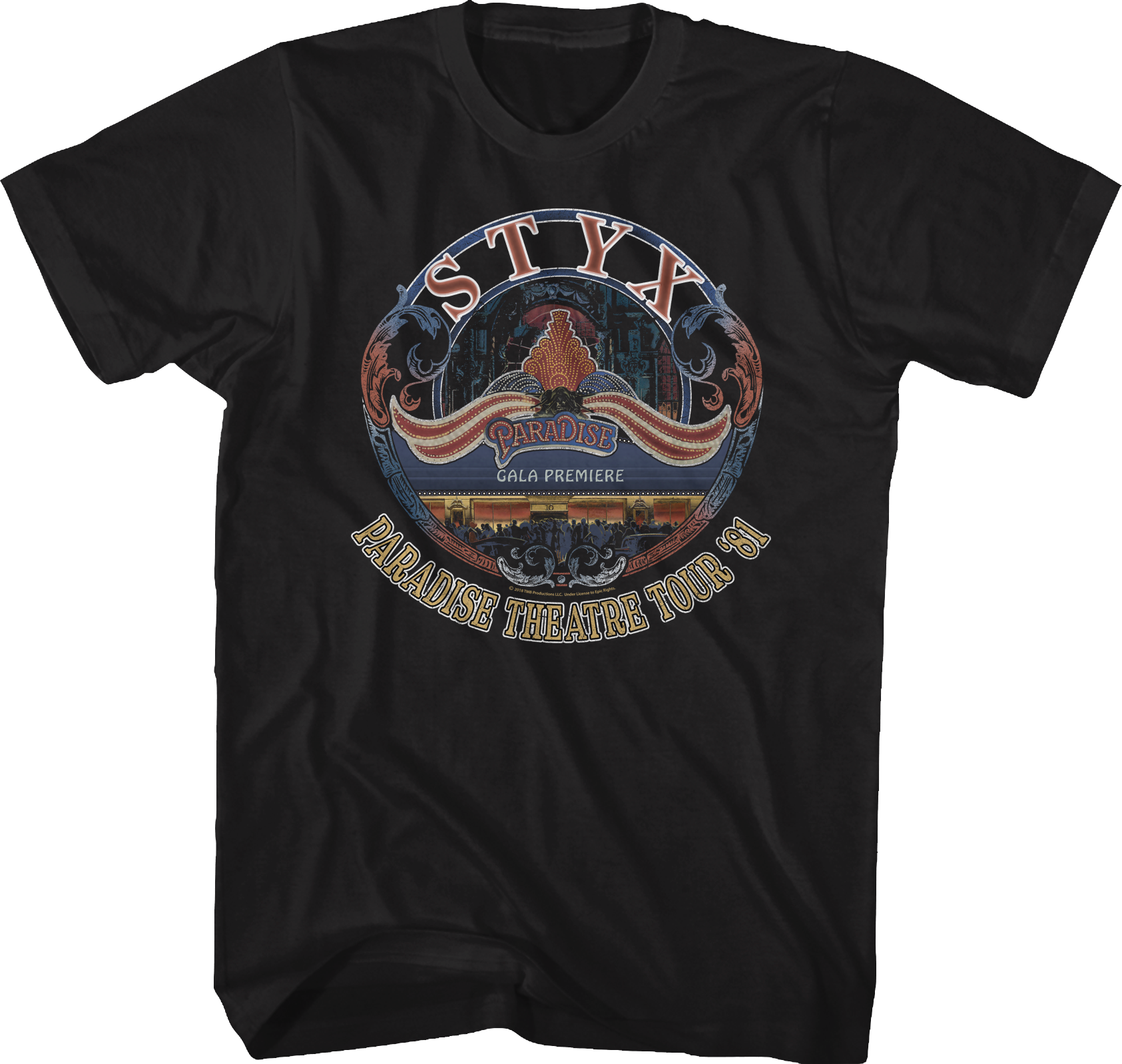 Paradise Theatre Tour Styx T-Shirt Hoodie, Sweatshirt | CiraTrend.com (Image 1)