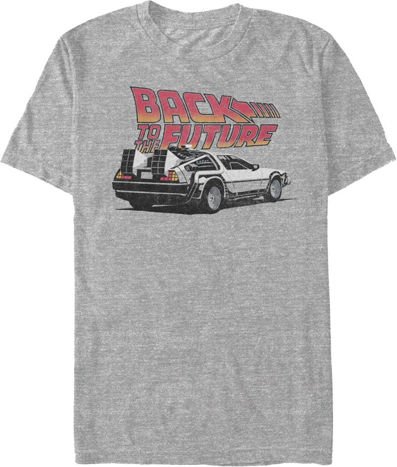 Parked Delorean Back To The Future T-Shirt Hoodie, Sweatshirt | CiraTrend.com (Image 1)