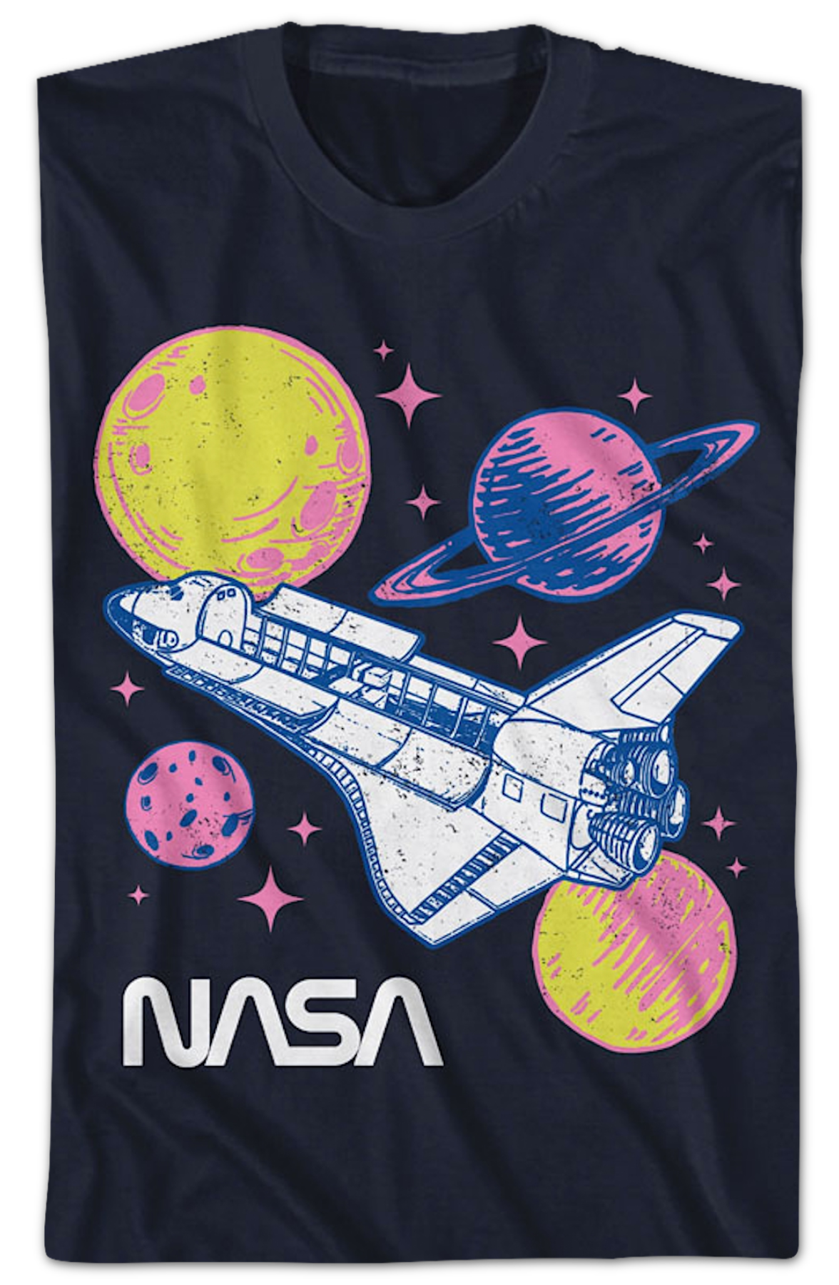 Pastel Planets NASA T-Shirt Hoodie, Sweatshirt | CiraTrend.com (Image 2)