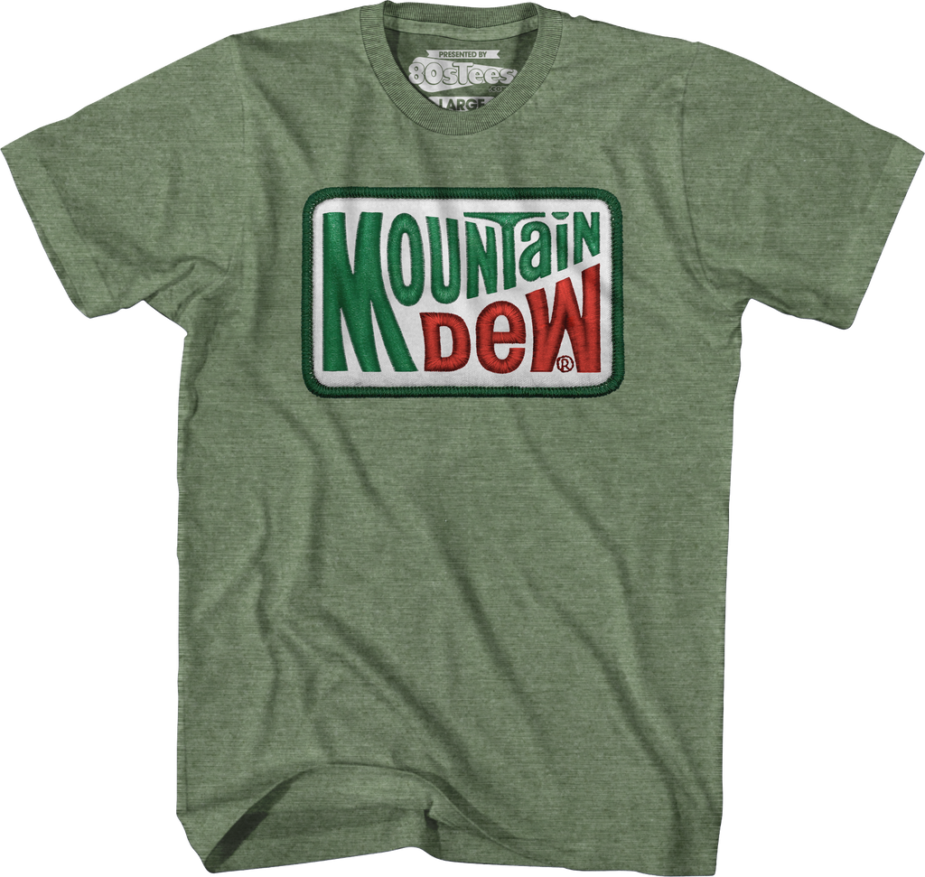Patch Logo Mountain Dew T-Shirt Hoodie, Sweatshirt | CiraTrend.com (Image 1)
