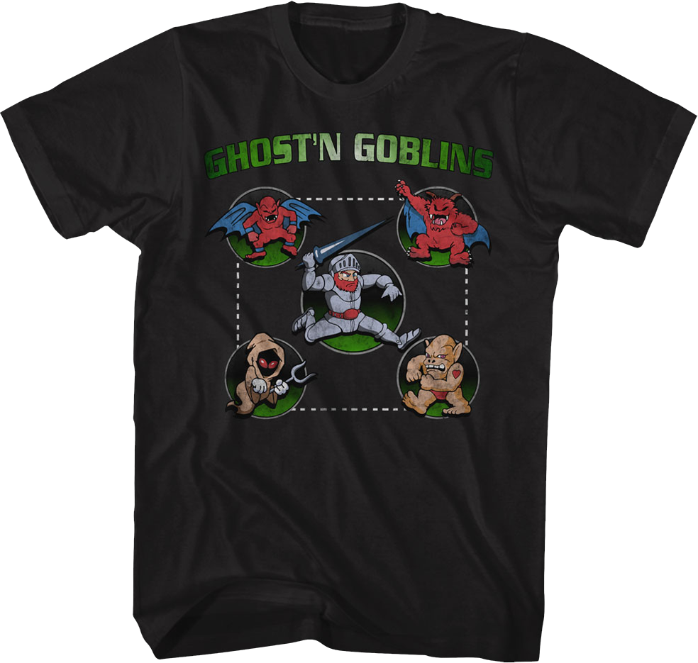 Path to Victory Ghosts 'N Goblins T-Shirt Hoodie, Sweatshirt | CiraTrend.com (Image 1)