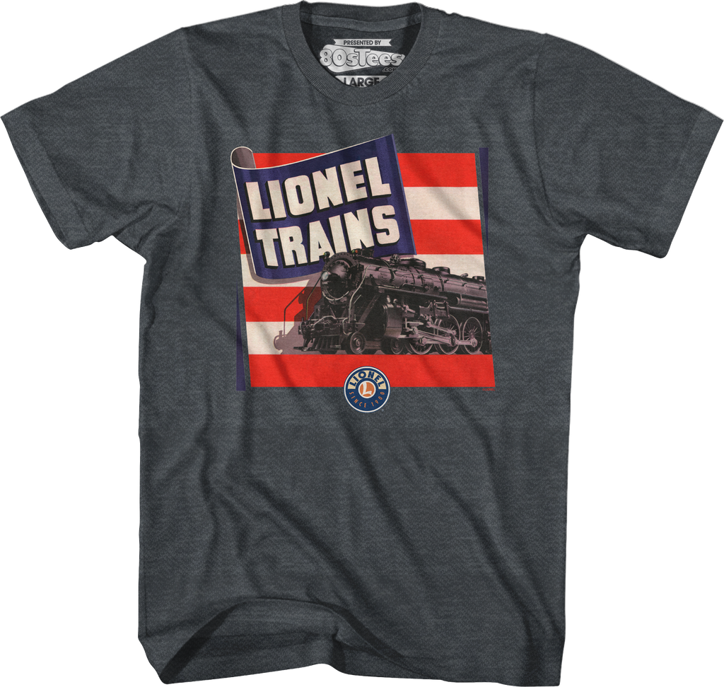 Patriotic Lionel Trains T-Shirt Hoodie, Sweatshirt | CiraTrend.com (Image 1)