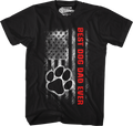 Paw & Flag Best Dog Dad Ever T-Shirt Hoodie, Sweatshirt | CiraTrend.com (Image 1)