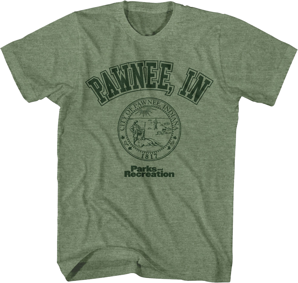 Pawnee Seal Parks and Recreation T-Shirt Hoodie, Sweatshirt | CiraTrend.com (Image 1)