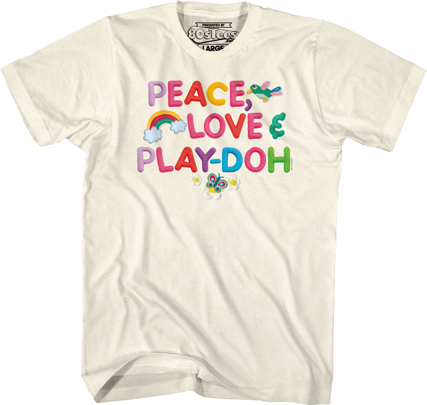 Peace Love & Play-Doh T-Shirt Hoodie, Sweatshirt | CiraTrend.com (Image 3)