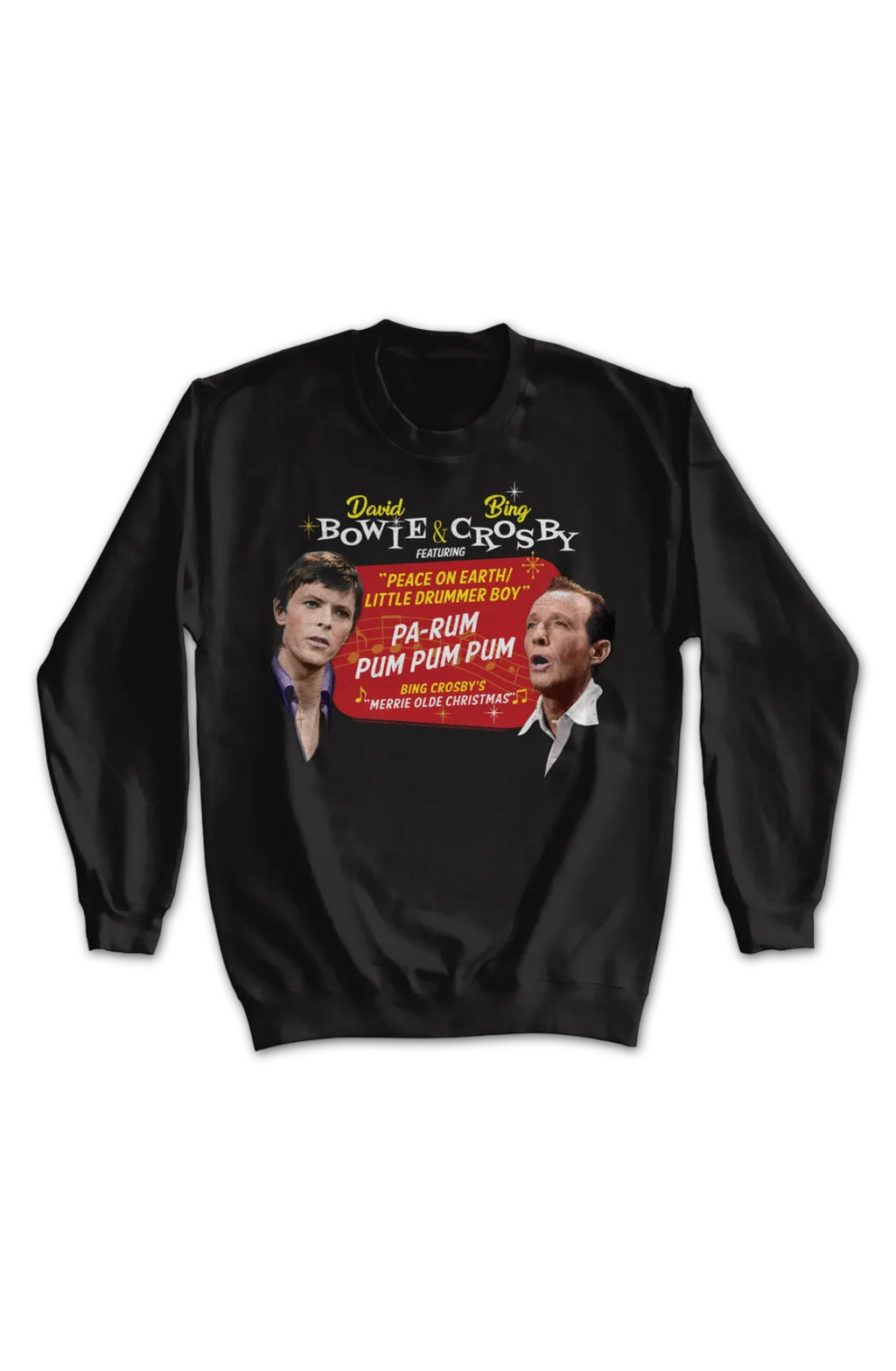Peace On Earth/Little Drummer Boy David Bowie & Bing Crosby Sweatshirt T-Shirts, Hoodie | CiraTrend.com (Image 2)