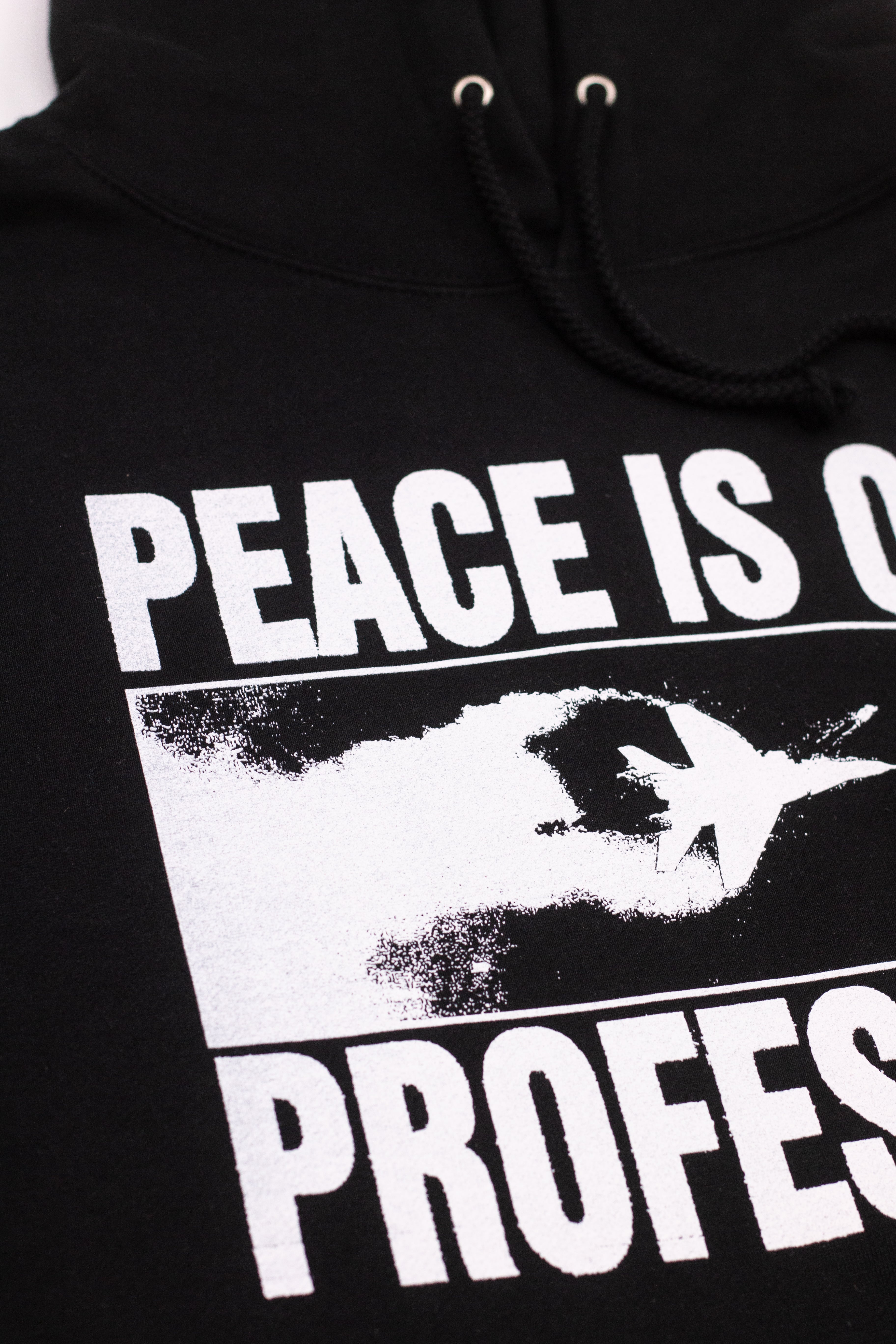PEACE IS OUR PROFESSION HOODIE BLACK T-Shirts, Sweatshirt | CiraTrend.com (Image 2)