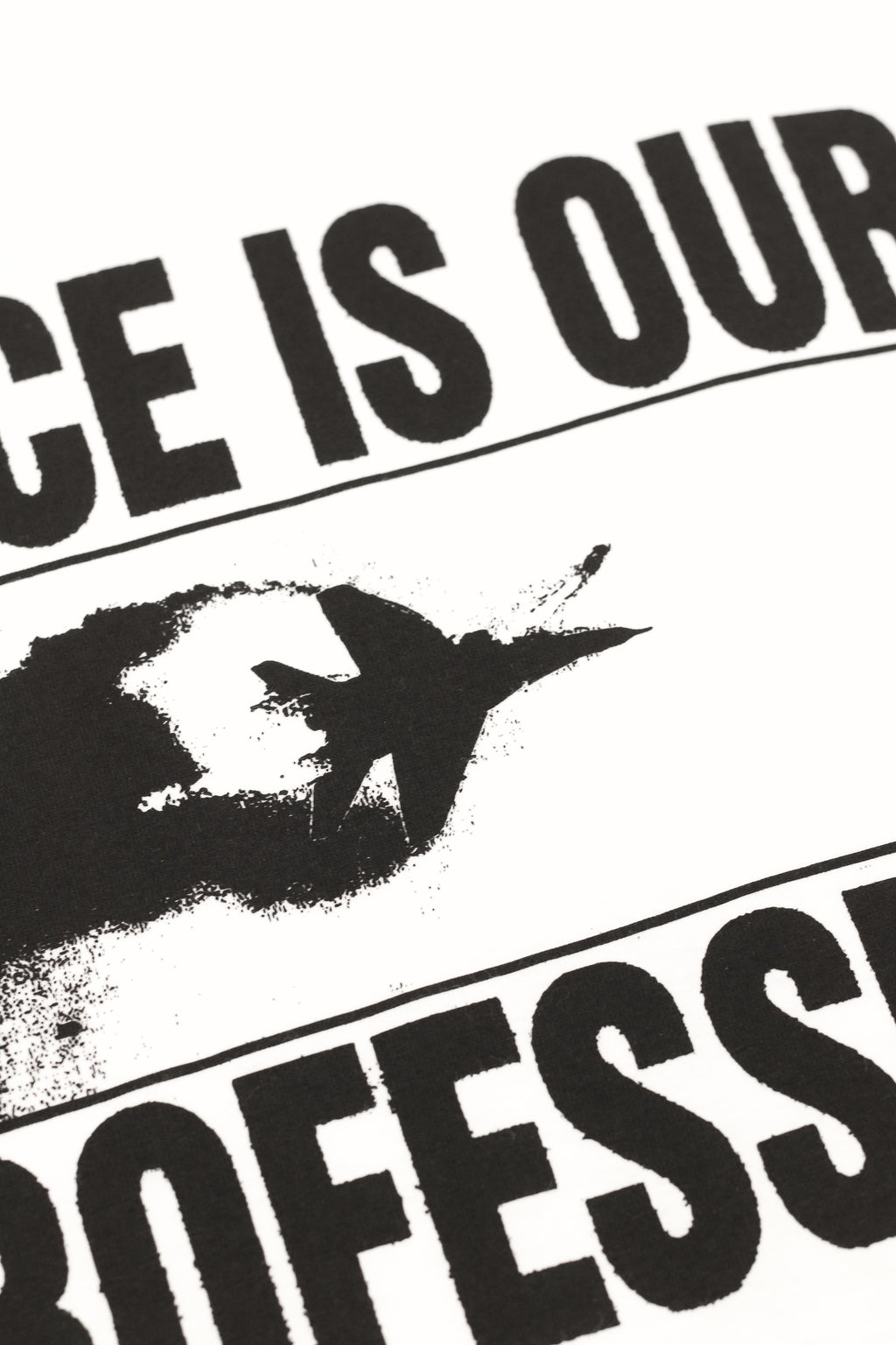 PEACE IS OUR PROFESSION T-SHIRT WHITE Hoodie, Sweatshirt | CiraTrend.com (Image 2)