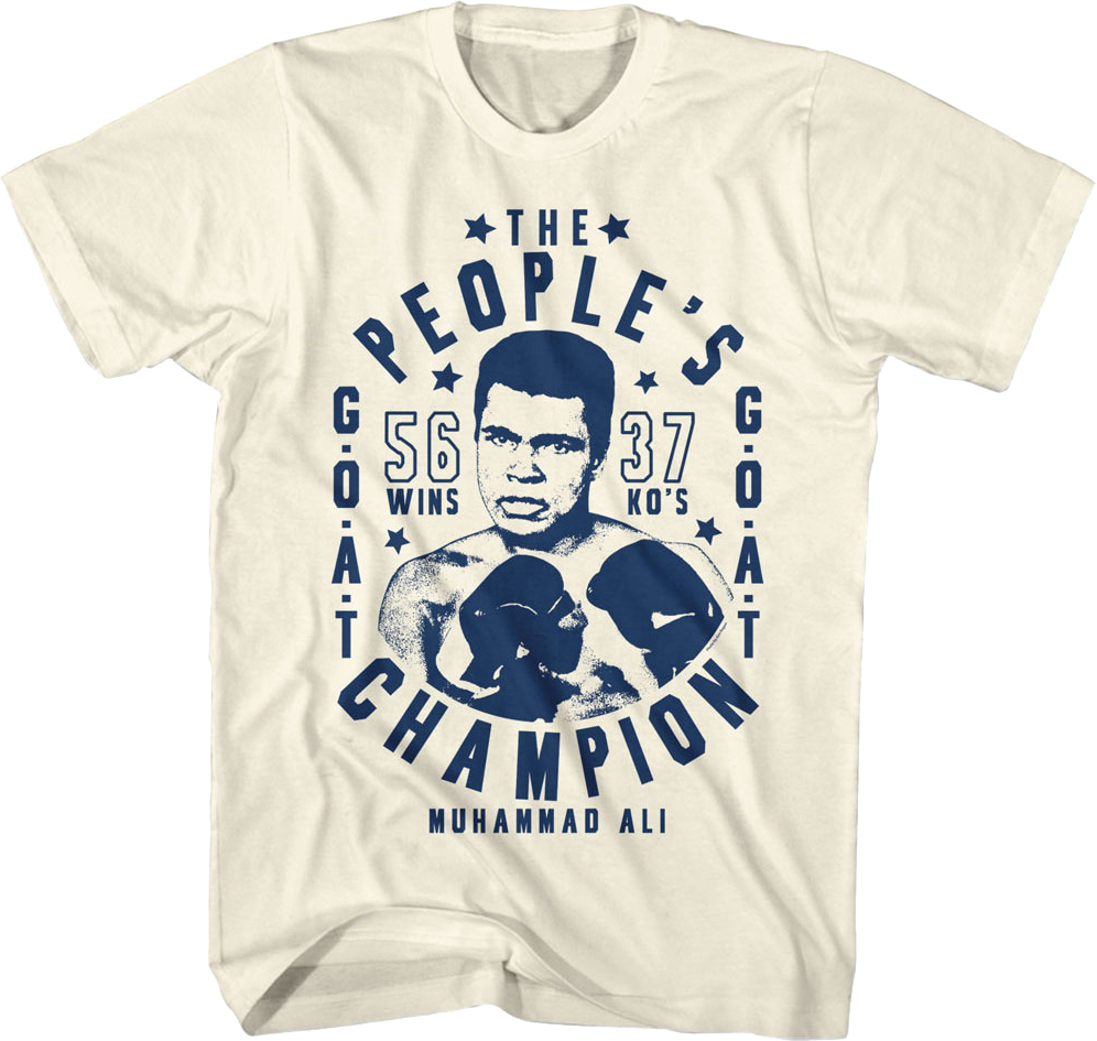 People's Champion Muhammad Ali T-Shirt Hoodie, Sweatshirt | CiraTrend.com (Image 1)