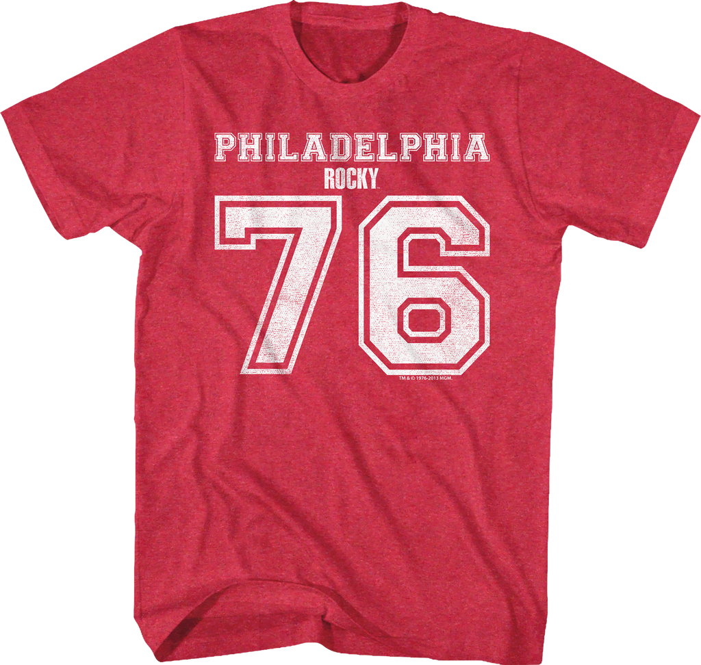 Philadelphia 76 Rocky T-Shirt Hoodie, Sweatshirt | CiraTrend.com (Image 1)