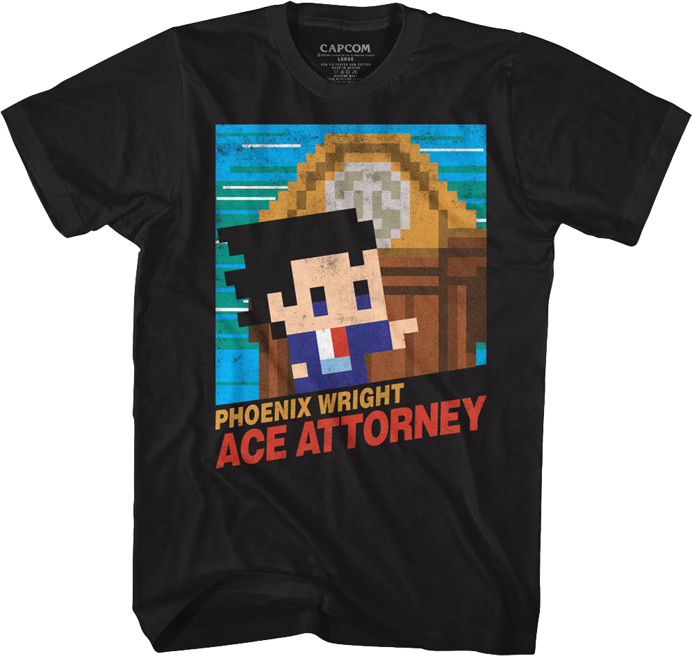 Phoenix Wright Ace Attorney T-Shirt Hoodie, Sweatshirt | CiraTrend.com (Image 1)