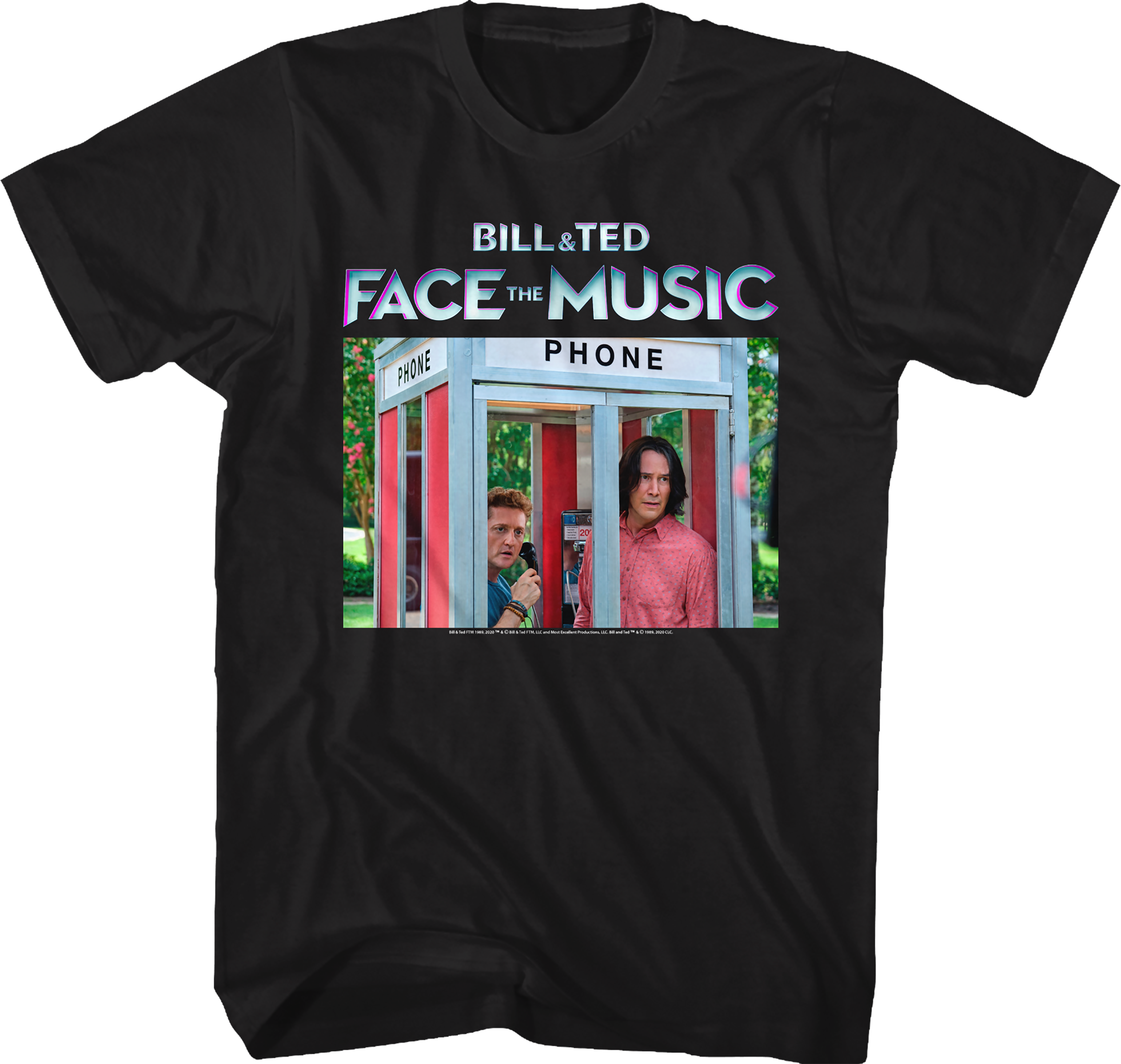 Phone Booth Bill and Ted Face the Music T-Shirt Hoodie, Sweatshirt | CiraTrend.com (Image 1)