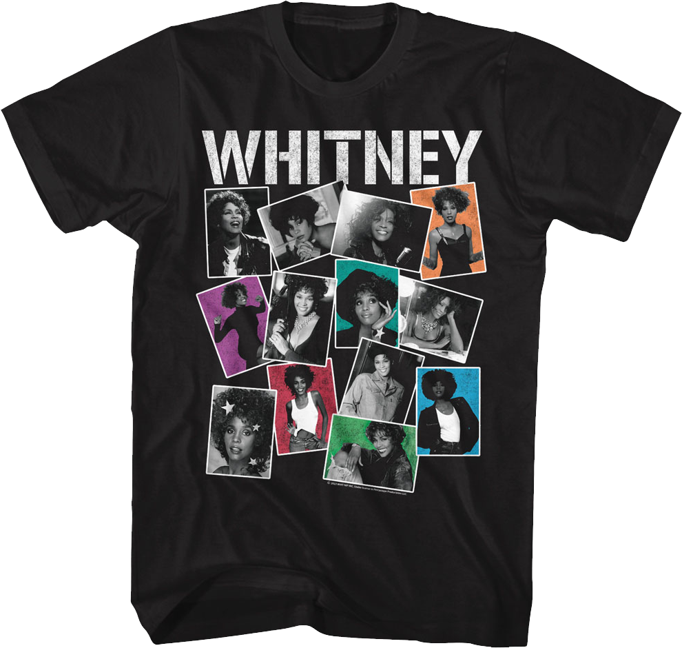 Photo Collage Whitney Houston T-Shirt Hoodie, Sweatshirt | CiraTrend.com (Image 1)