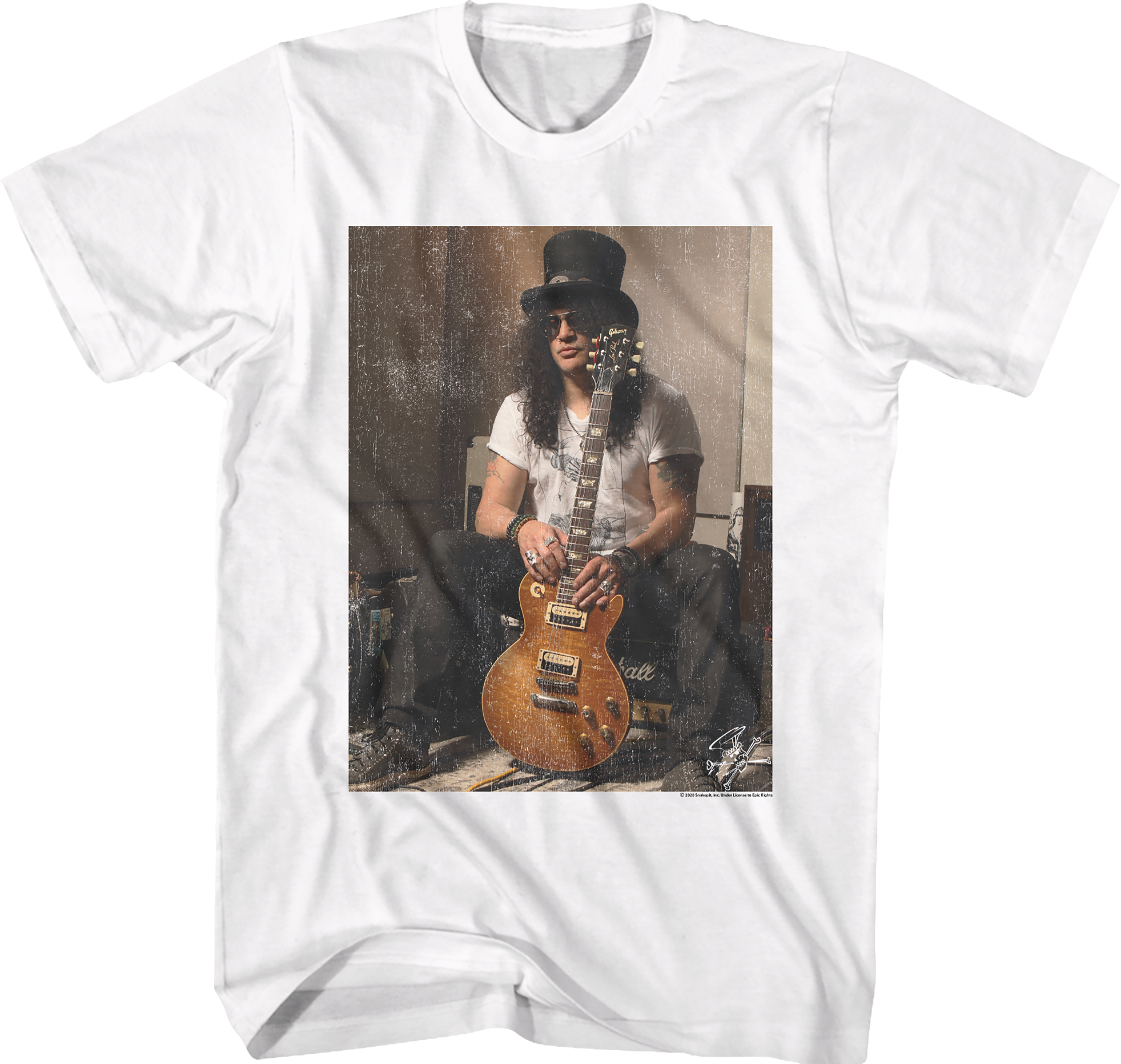 Photo With Guitar Slash T-Shirt Hoodie, Sweatshirt | CiraTrend.com (Image 1)