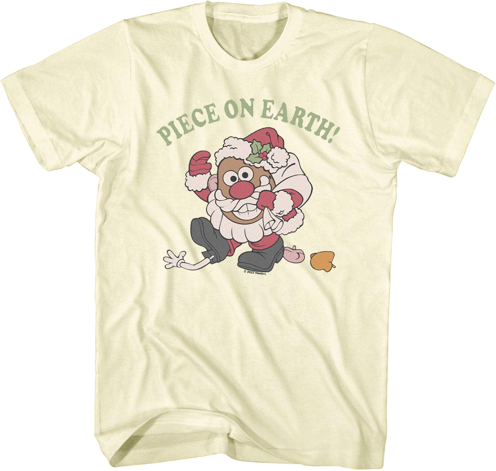 Piece On Earth Mr. Potato Head T-Shirt Hoodie, Sweatshirt | CiraTrend.com (Image 1)