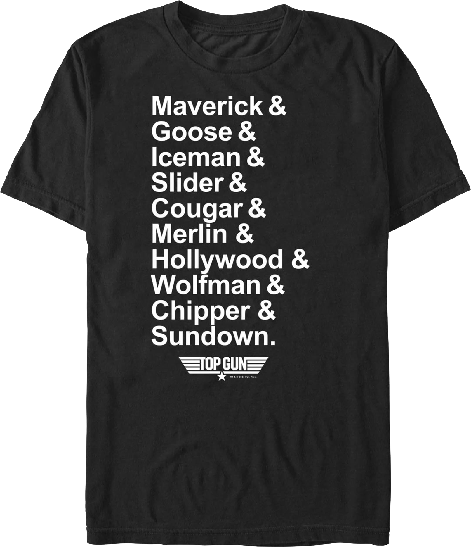 Pilot Names Top Gun T-Shirt Hoodie, Sweatshirt | CiraTrend.com (Image 1)