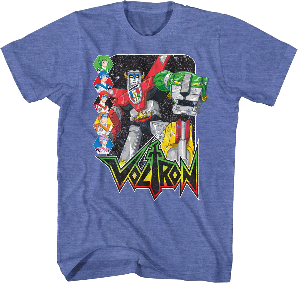 Pilots and Robot Voltron T-Shirt Hoodie, Sweatshirt | CiraTrend.com (Image 1)