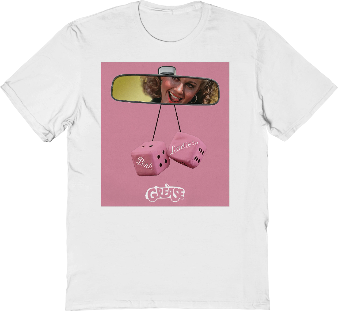 Pink Ladies Mirror Dice Grease T-Shirt Hoodie, Sweatshirt | CiraTrend.com (Image 1)