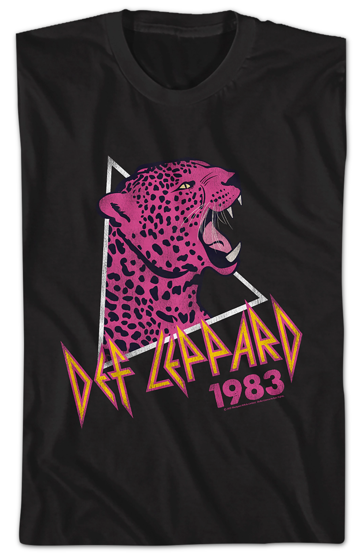 Pink Leopard 1983 Def Leppard T-Shirt Hoodie, Sweatshirt | CiraTrend.com (Image 2)