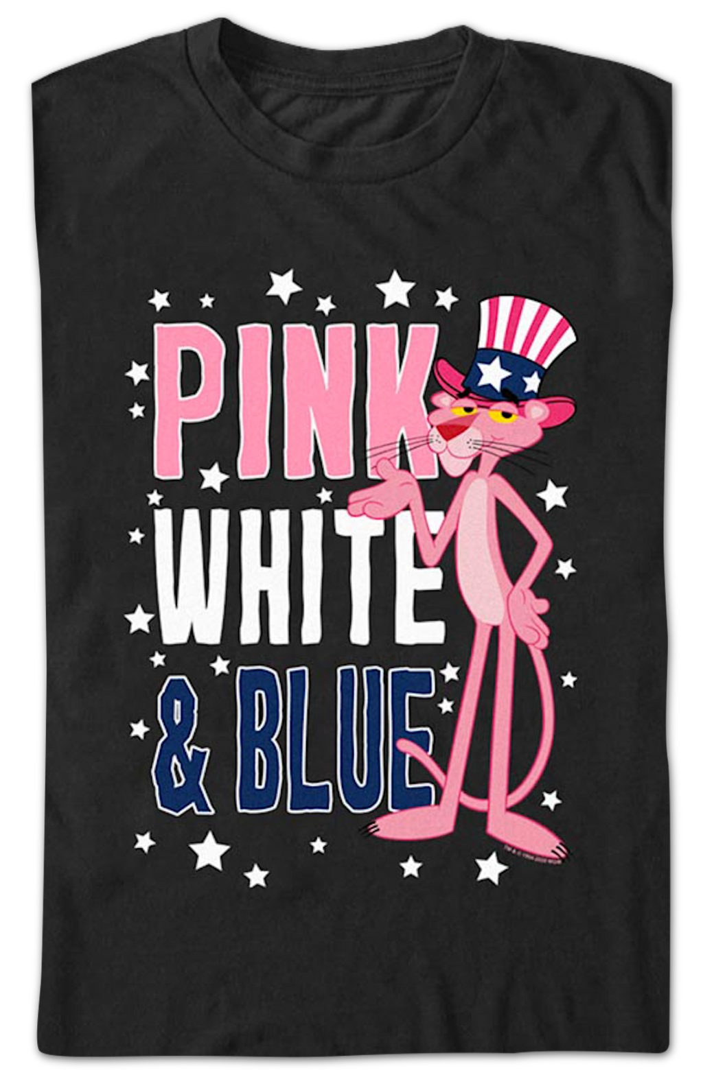 Pink White & Blue Pink Panther T-Shirt Hoodie, Sweatshirt | CiraTrend.com (Image 2)