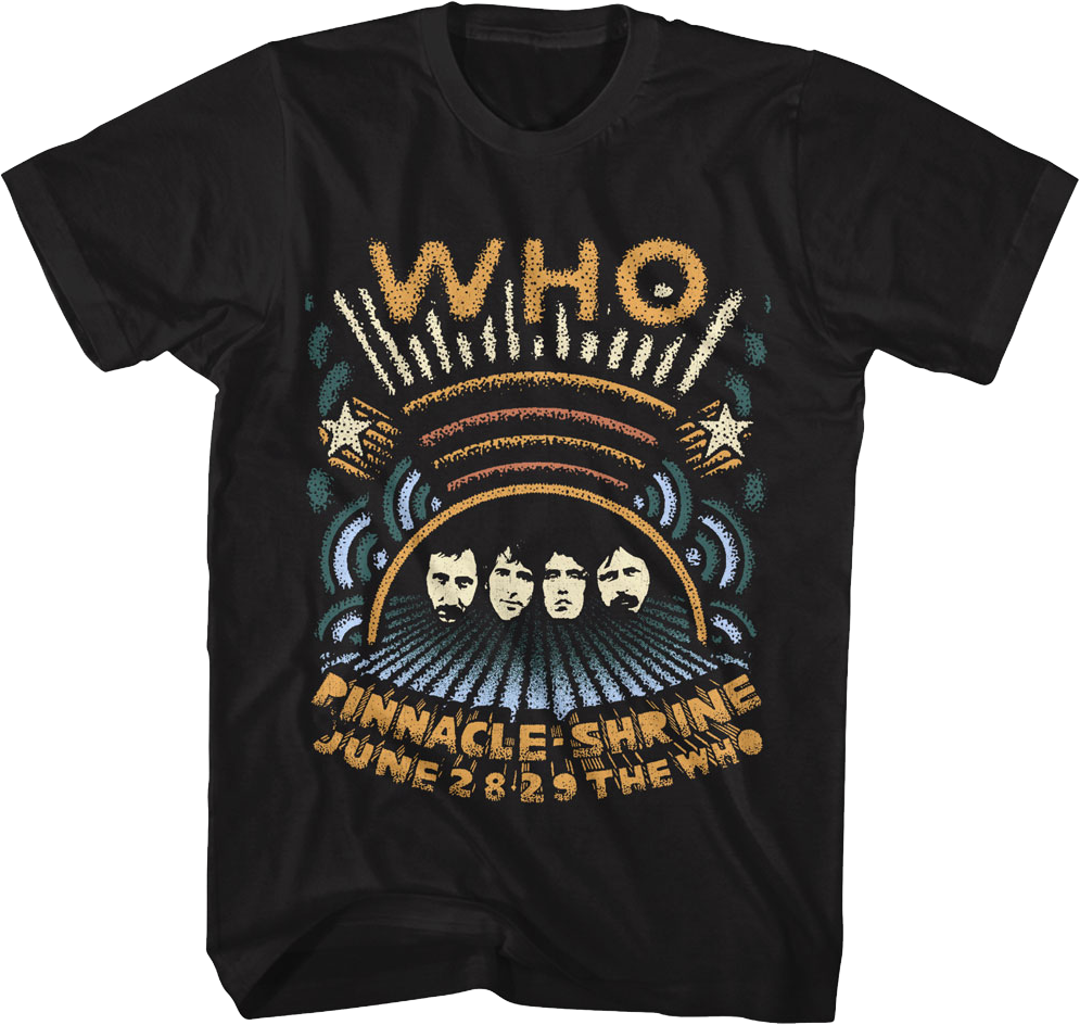 Pinnacle-Shrine Concert The Who T-Shirt Hoodie, Sweatshirt | CiraTrend.com (Image 1)