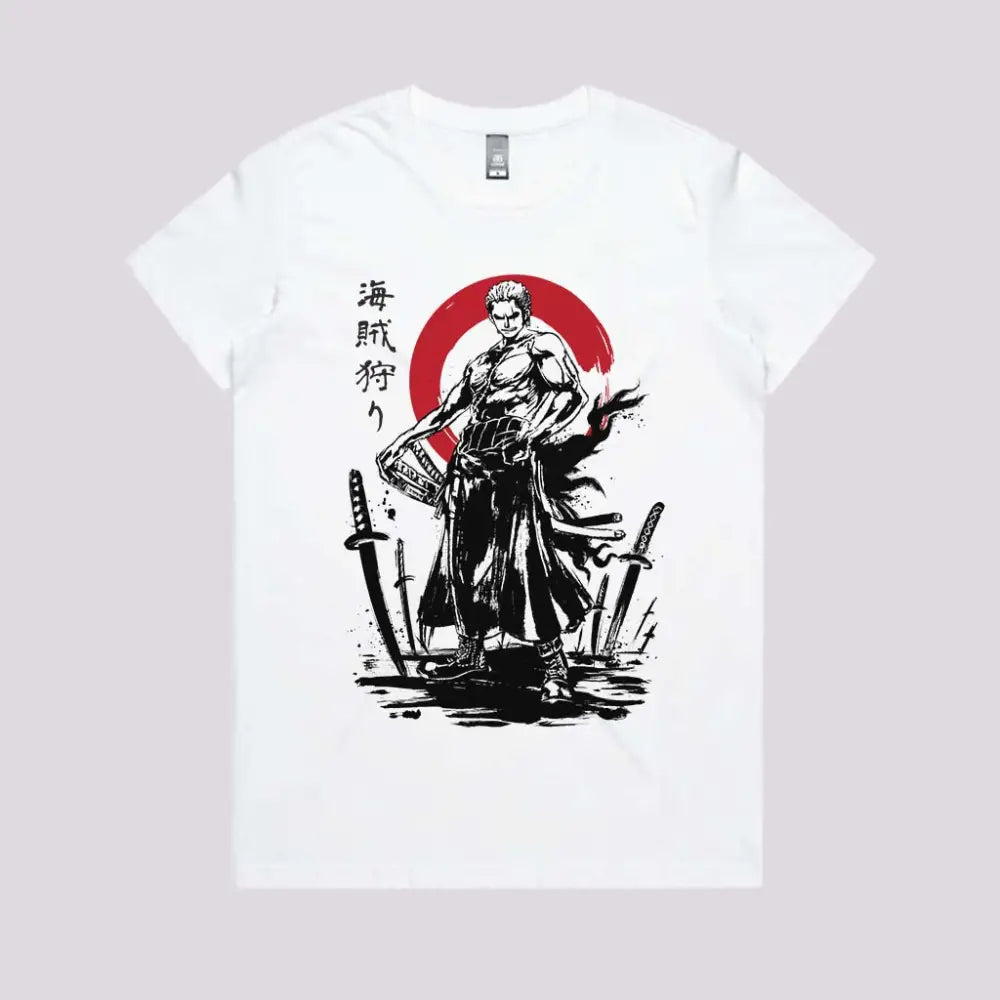 Pirate Hunter Swordsman Sumi-e T-Shirt Hoodie, Sweatshirt | CiraTrend.com (Image 3)