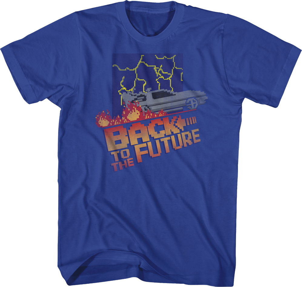 Pixel Back To The Future Shirt Hoodie, Sweatshirt | CiraTrend.com (Image 1)