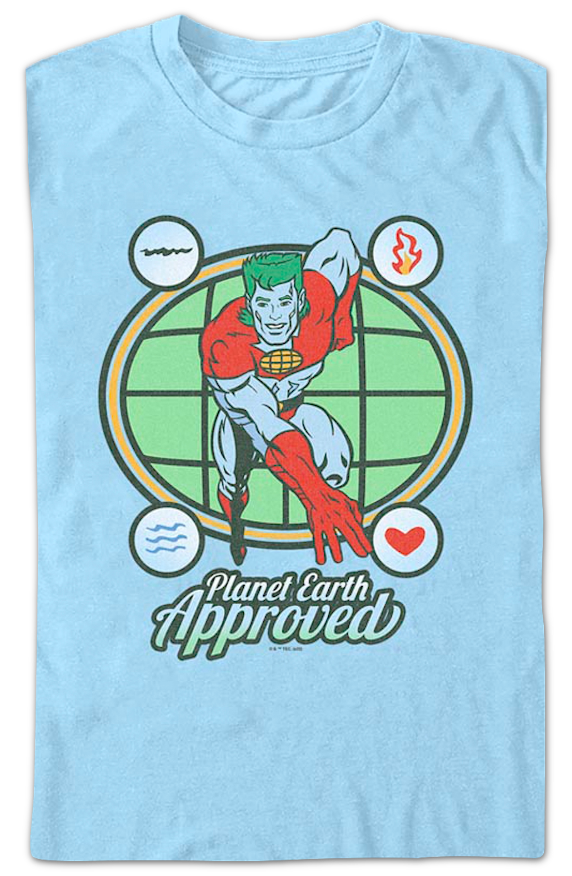 Planet Earth Approved Captain Planet T-Shirt Hoodie, Sweatshirt | CiraTrend.com (Image 2)