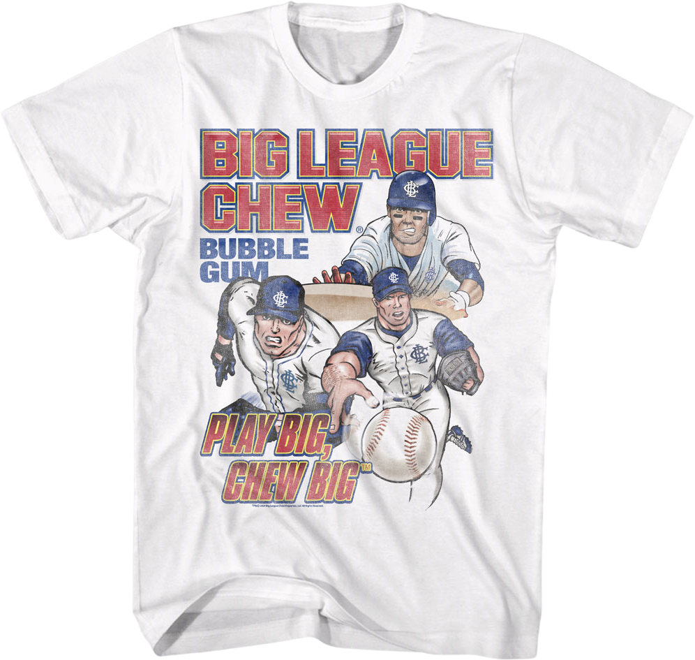 Play & Chew Collage Big League Chew T-Shirt Hoodie, Sweatshirt | CiraTrend.com (Image 1)