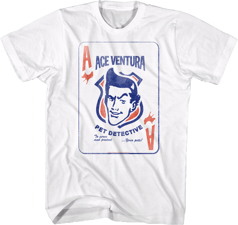 Playing Card Ace Ventura T-Shirt Hoodie, Sweatshirt | CiraTrend.com (Image 1)