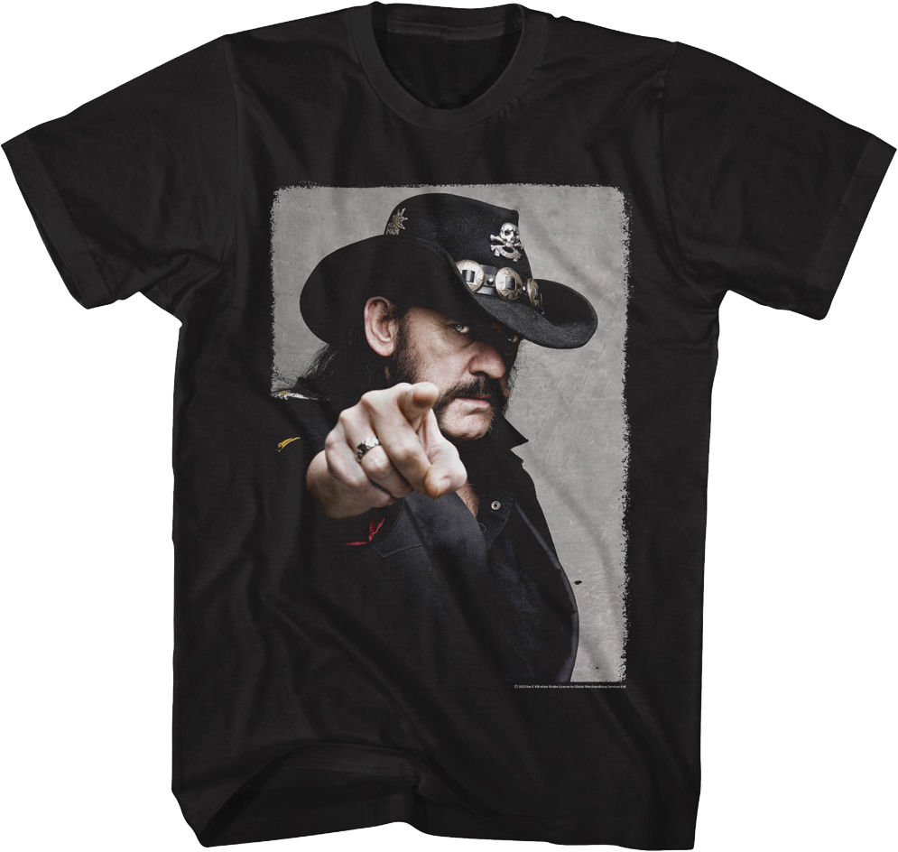 Pointing Lemmy T-Shirt Hoodie, Sweatshirt | CiraTrend.com (Image 1)