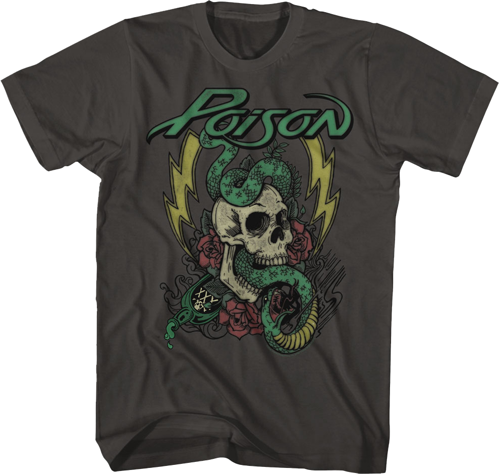 Poison Snake and Skull T-Shirt Hoodie, Sweatshirt | CiraTrend.com (Image 1)