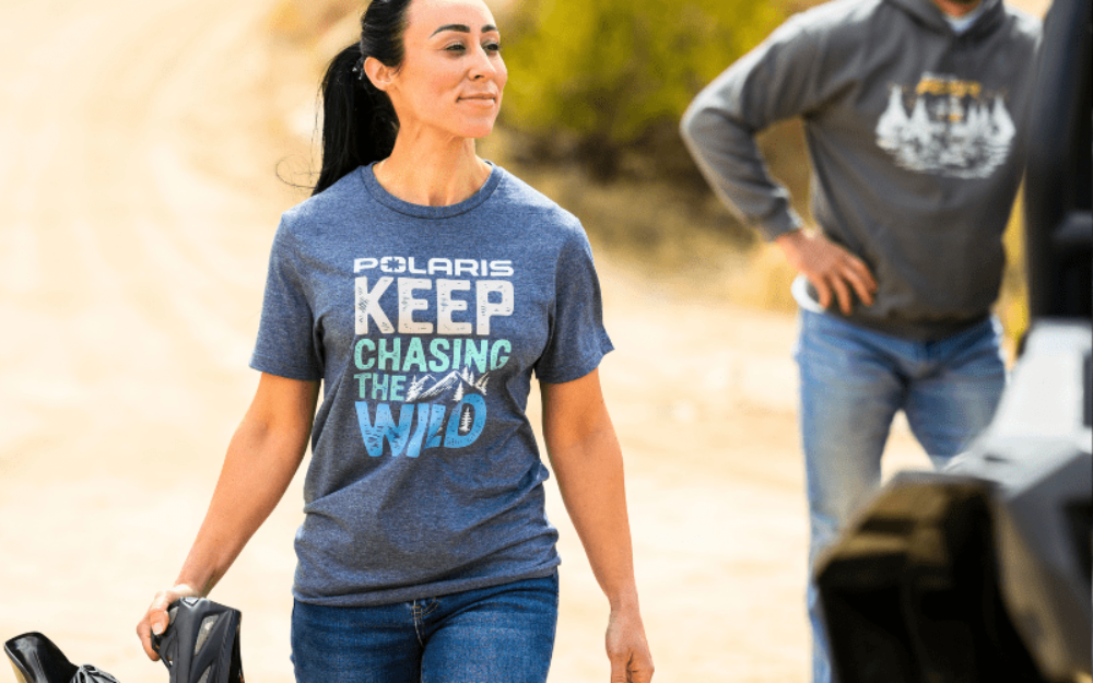 Polaris Adventure Apparel Ã¢â‚¬â€œ Keep Chasing The Wild Tee Hoodie, Sweatshirt | CiraTrend.com (Image 2)