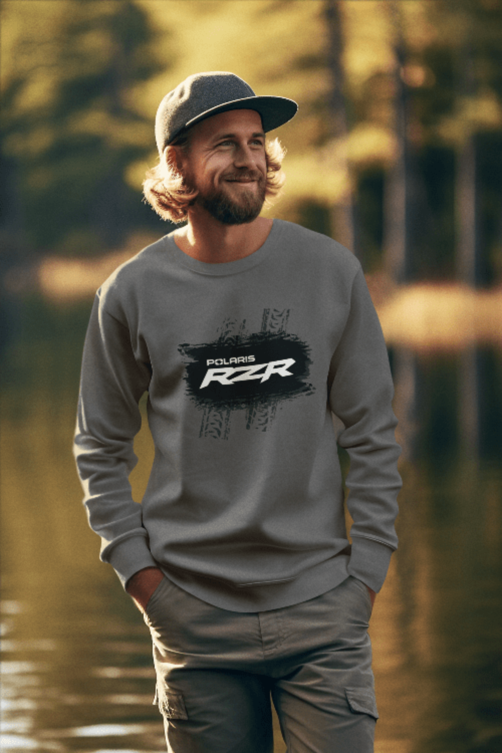 Polaris Adventure Gear Ã¢â‚¬â€œ Crewneck Sweatshirt for Off-Road Fans T-Shirts, Hoodie | CiraTrend.com (Image 2)