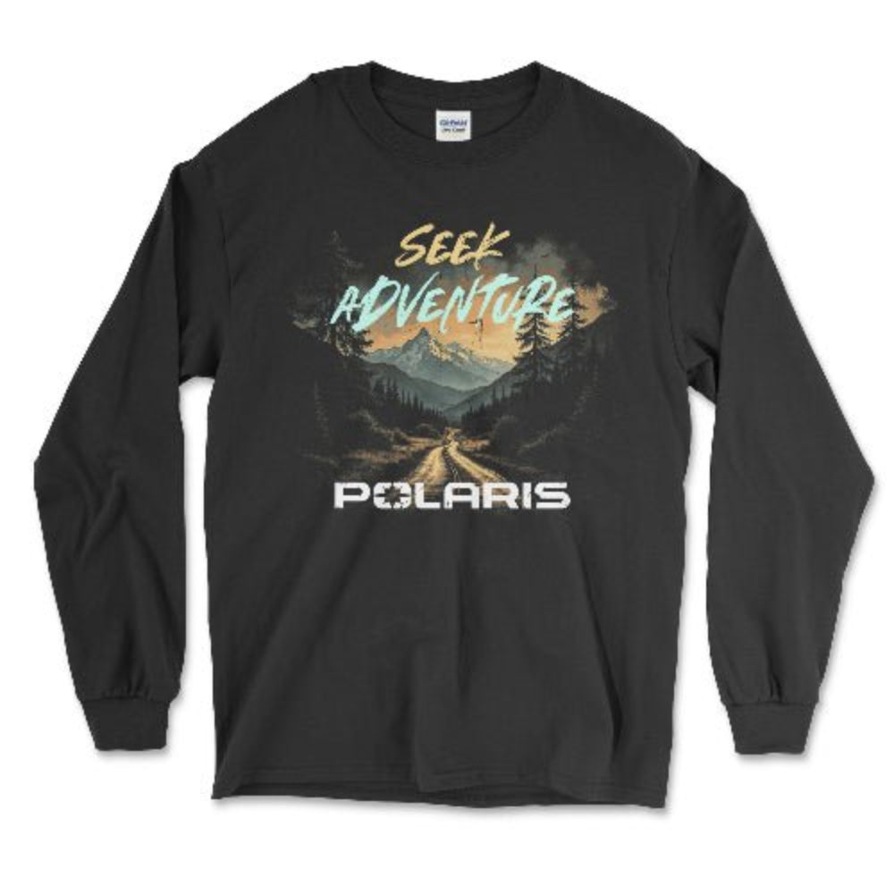 Polaris Adventure Long Sleeve Tee Ã¢â‚¬â€œ Off-Road Gear Hoodie, Sweatshirt | CiraTrend.com (Image 1)