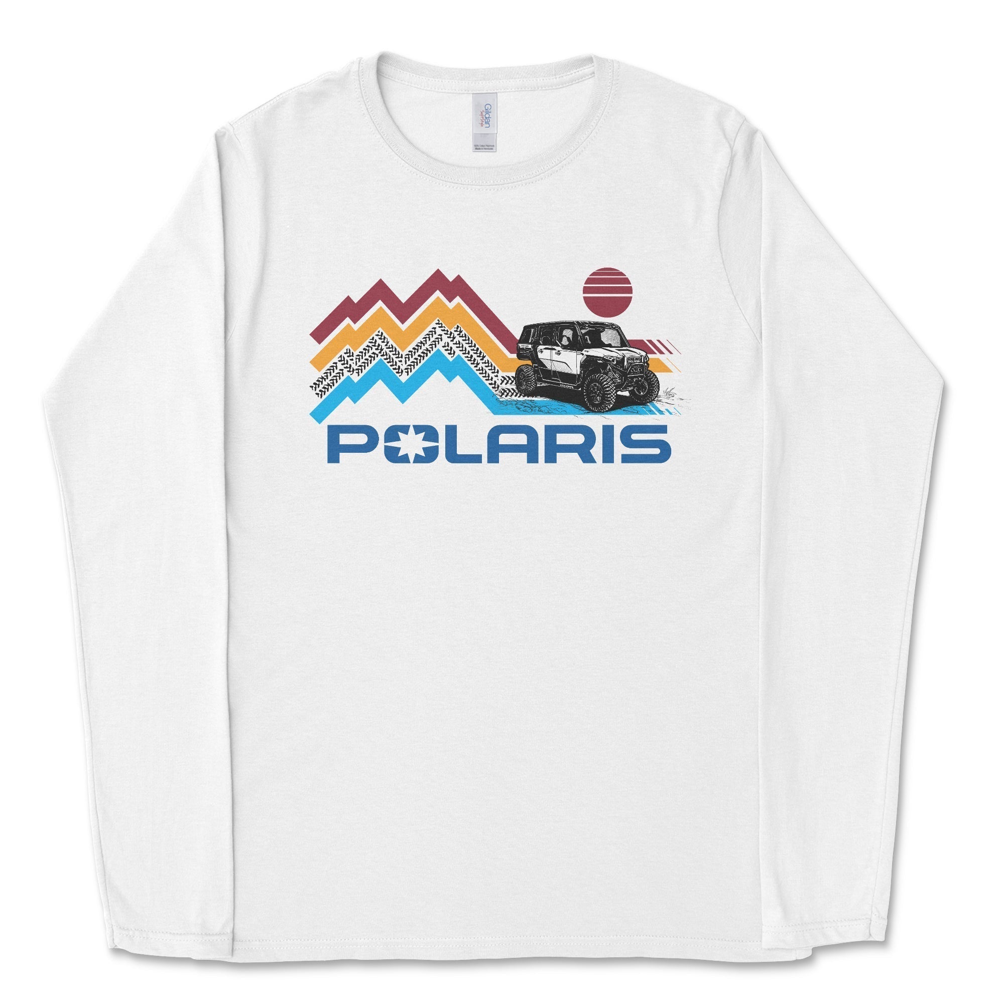 Polaris Adventure Ready Off-Road Longsleeve Tee Hoodie, Sweatshirt | CiraTrend.com (Image 1)