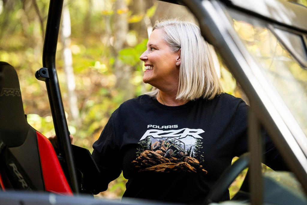 Polaris Adventure - RZR Wilderness Long Sleeve Tee Hoodie, Sweatshirt | CiraTrend.com (Image 3)
