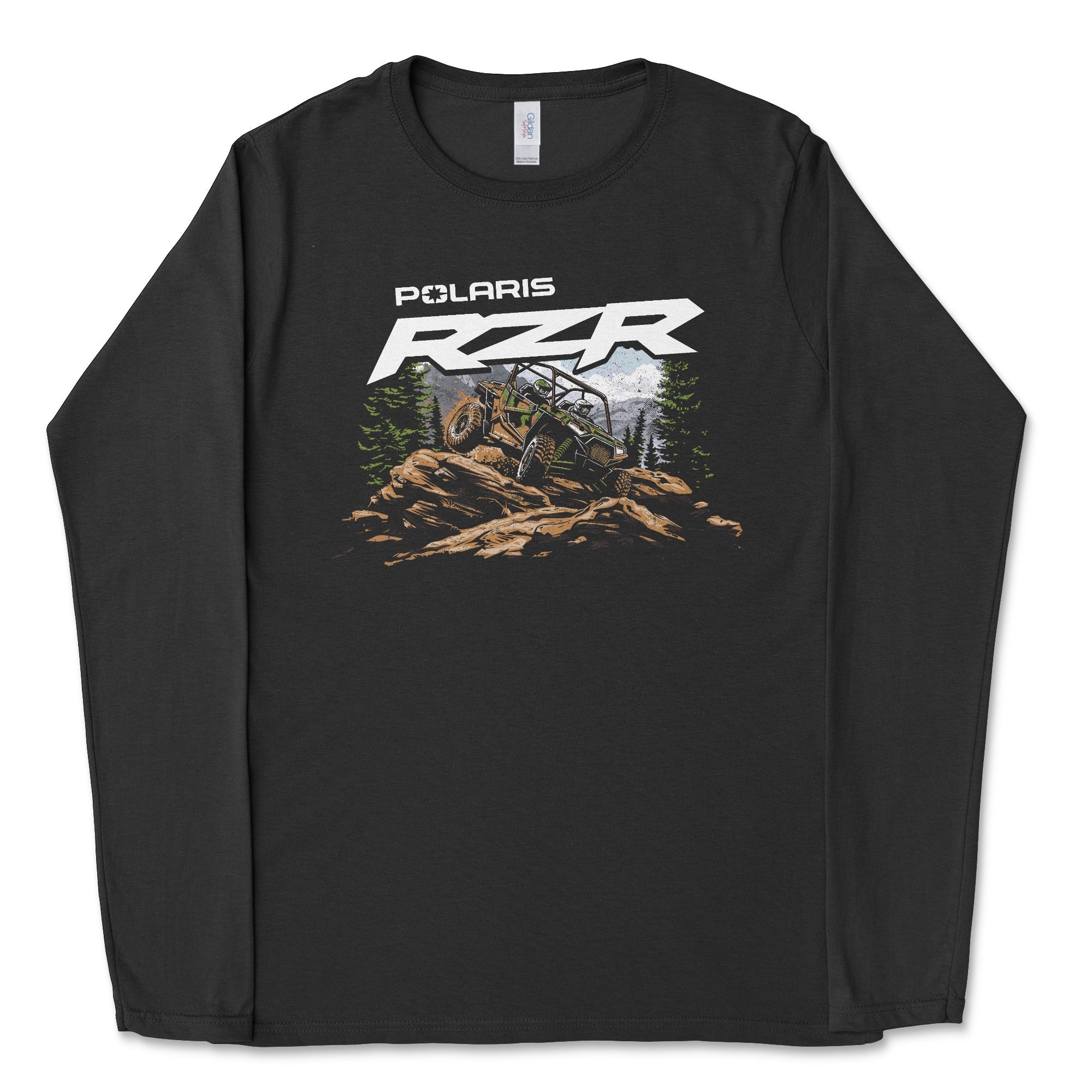 Polaris Adventure - RZR Wilderness Long Sleeve Tee Hoodie, Sweatshirt | CiraTrend.com (Image 1)