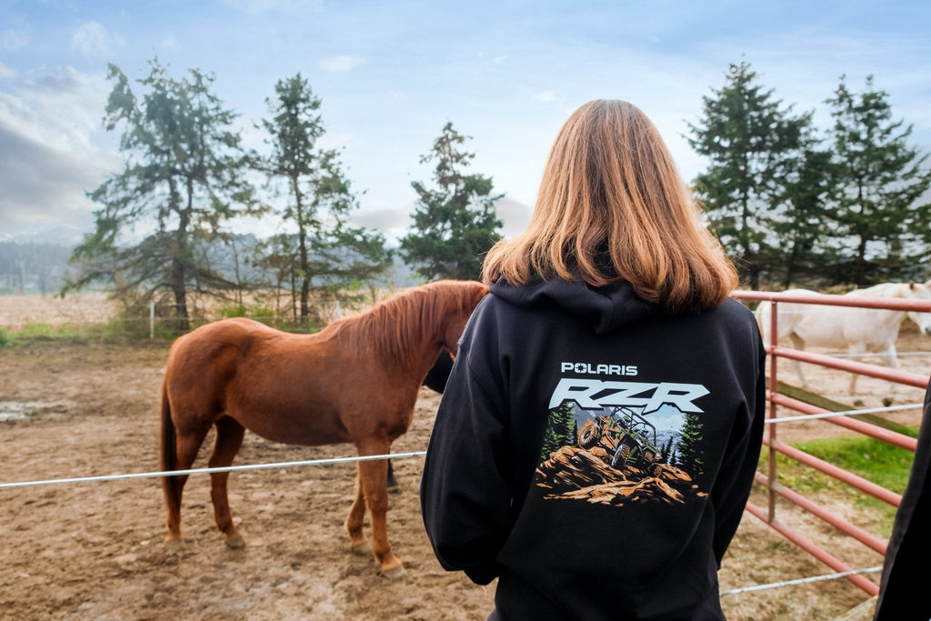 Polaris Adventure - RZR Wilderness Zip-Up Hoodie T-Shirts, Sweatshirt | CiraTrend.com (Image 2)