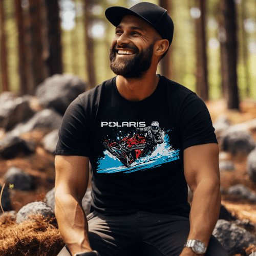Polaris Adventure Snowmobile T-Shirt Hoodie, Sweatshirt | CiraTrend.com (Image 2)