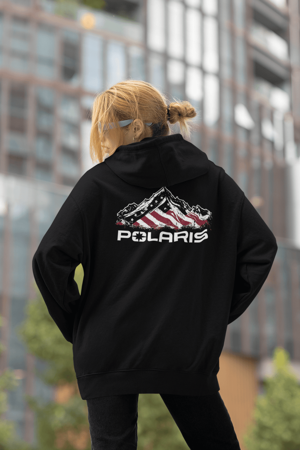 Polaris American Flag Zip-Up Hoodie T-Shirts, Sweatshirt | CiraTrend.com (Image 2)