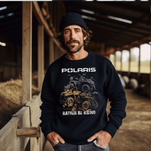 Polaris ATV Offroad Longsleeve Tee Hoodie, Sweatshirt | CiraTrend.com (Image 2)
