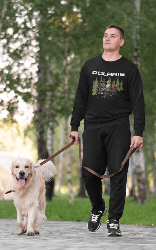 Polaris General Dog Crewneck Sweatshirt-Offroad T-Shirts, Hoodie | CiraTrend.com (Image 2)