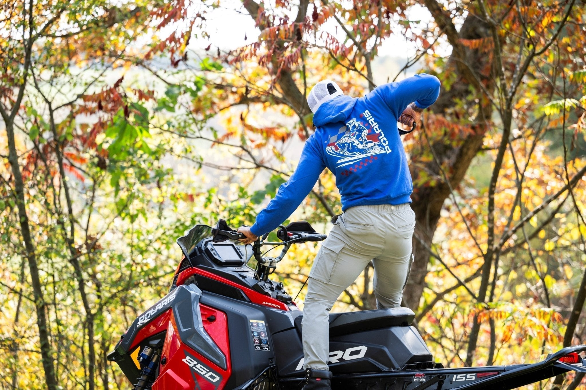 Polaris Hoodie: The Essential Gear for Every Snowmobile Rider T-Shirts, Sweatshirt | CiraTrend.com (Image 3)