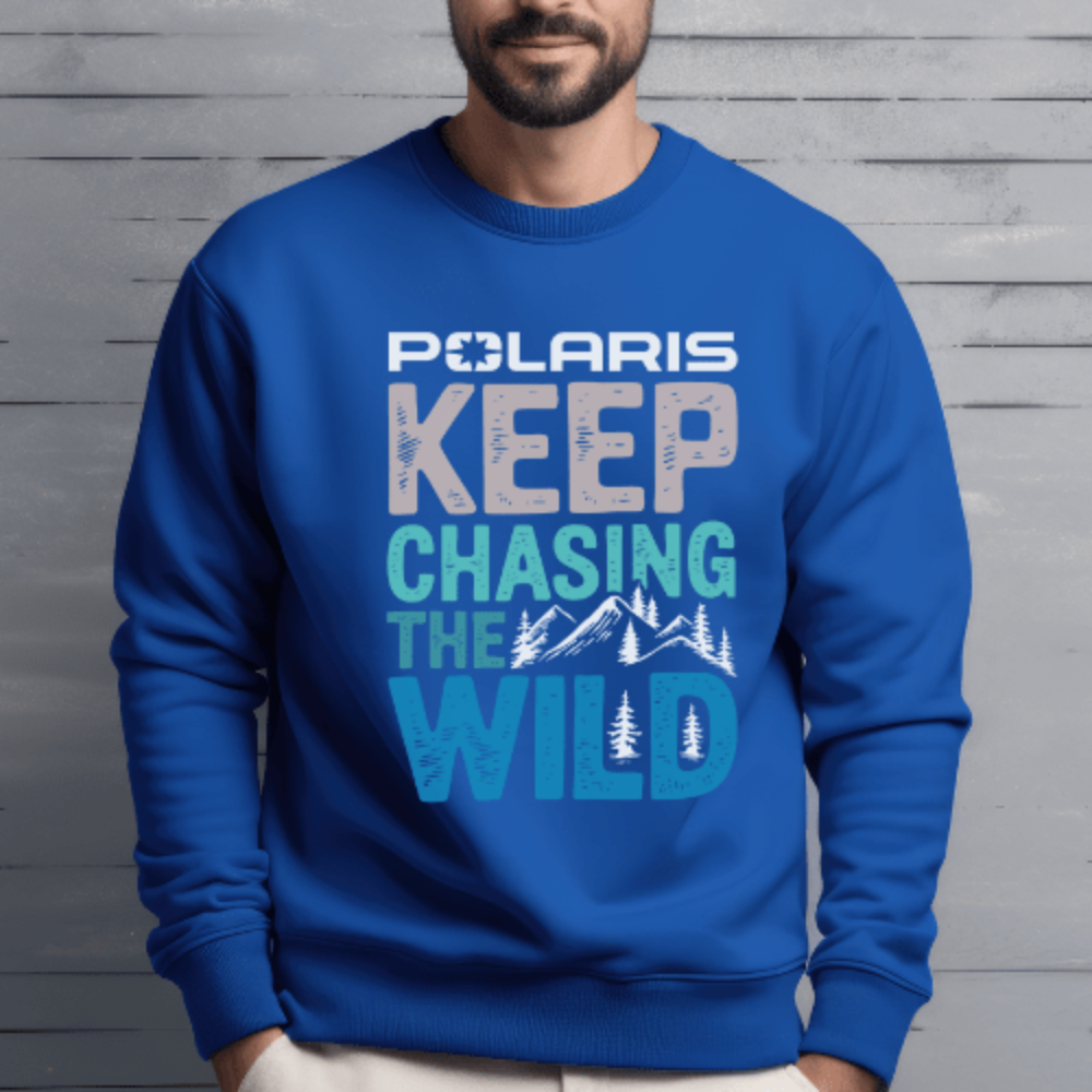 Polaris Keep Chasing the Wild Ã¢â‚¬â€œ Premium Sweatshirt T-Shirts, Hoodie | CiraTrend.com (Image 2)