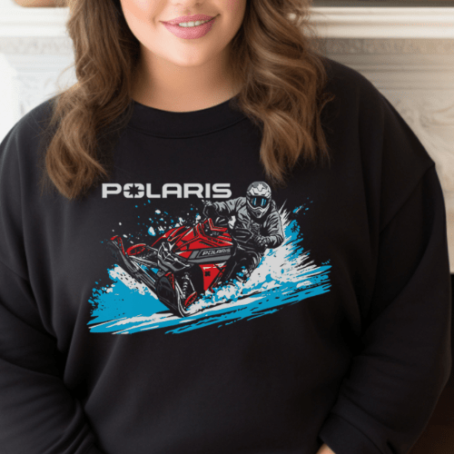 Polaris Let It Snow Long Sleeve Tee Hoodie, Sweatshirt | CiraTrend.com (Image 2)